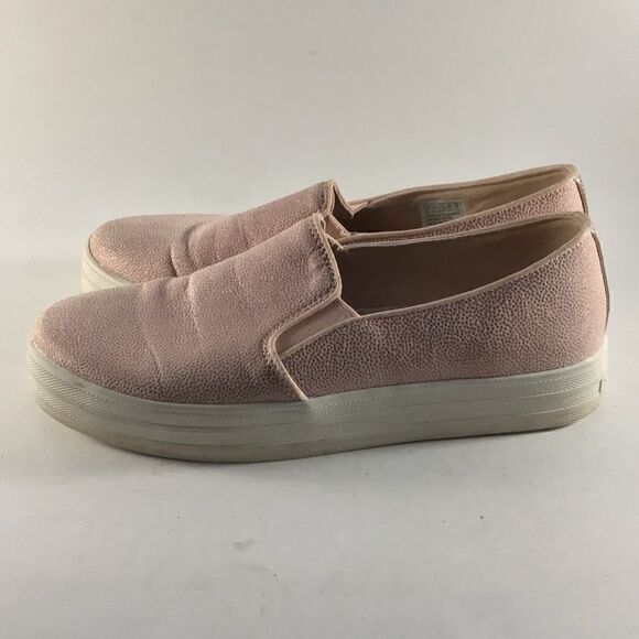 Skechers street double up womens memory foam slip on shoes lt pink size 7.5 794 - Picture 3 of 8